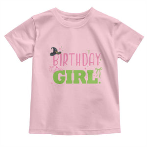 Birthday Girl Toddler T Shirt Witch Pink Green Toddler Baby 1st 2nd 3rd 4th 5th 6th 7th TS10 Light Pink Print Your Wear