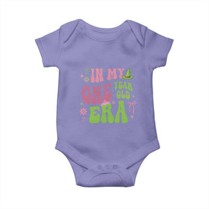 Baby Girl First Birthday Outfit Baby Onesie In My One Year Old Era Witch Pink Green TS10 Violet Print Your Wear