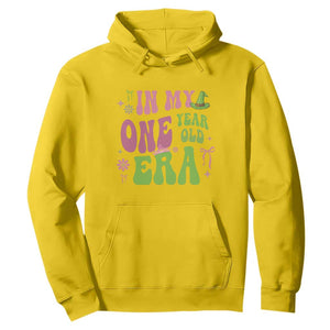 Baby Girl First Birthday Outfit Hoodie In My One Year Old Era Witch Pink Green TS10 Daisy Print Your Wear