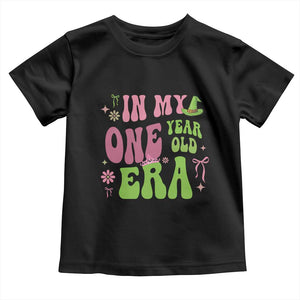 Baby Girl First Birthday Outfit Toddler T Shirt In My One Year Old Era Witch Pink Green TS10 Black Print Your Wear