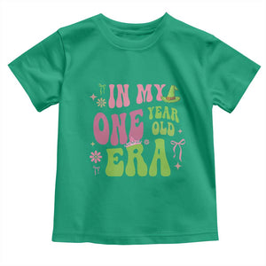 Baby Girl First Birthday Outfit Toddler T Shirt In My One Year Old Era Witch Pink Green TS10 Irish Green Print Your Wear