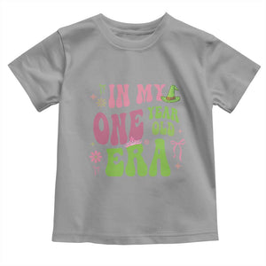 Baby Girl First Birthday Outfit Toddler T Shirt In My One Year Old Era Witch Pink Green TS10 Sport Gray Print Your Wear