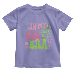Baby Girl First Birthday Outfit Toddler T Shirt In My One Year Old Era Witch Pink Green TS10 Violet Print Your Wear