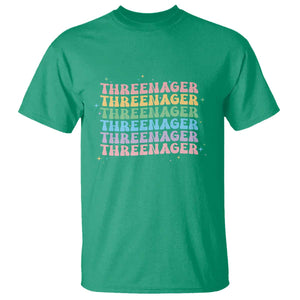 3rd Birthday T Shirt Toddler Threenager 3 Years Old Birthday Outfit TS10 Irish Green Print Your Wear