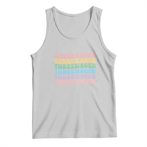 3rd Birthday Tank Top Toddler Threenager 3 Years Old Birthday Outfit TS10 Ash Print Your Wear