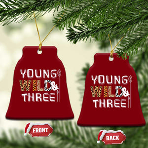 3rd Birthday Ceramic Ornament Young Wild And Three Safari Zoo Party TS10 Print Your Wear