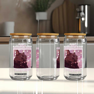 Funny Cat Meme Glass Can I Have Microplastics In My Balls Dank Meme TS10 Print Your Wear