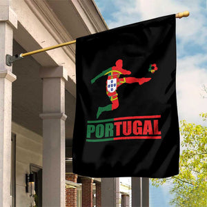 Portugal Soccer Garden Flag Portuguese Flag Futebol Football Player TS10 Print Your Wear