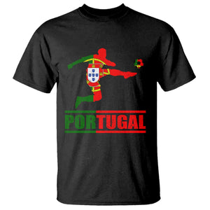 Portugal Soccer T Shirt Portuguese Flag Futebol Football Player TS10 Black Print Your Wear