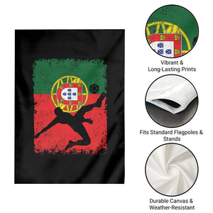 Portugal Soccer Garden Flag Portuguese Flag Futebol Football Fan TS10 Print Your Wear
