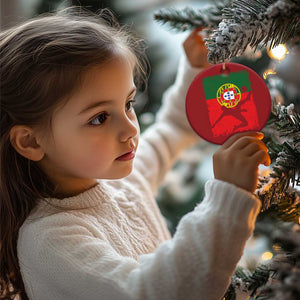 Portugal Soccer Christmas Ornament Portuguese Flag Futebol Football Fan TS10 Print Your Wear