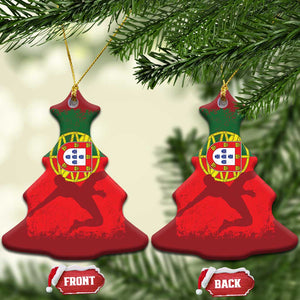 Portugal Soccer Christmas Ornament Portuguese Flag Futebol Football Fan TS10 Christmas Tree Red Print Your Wear