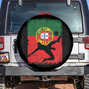 Portugal Soccer Spare Tire Cover Portuguese Flag Futebol Football Fan TS10 No hole Black Print Your Wear
