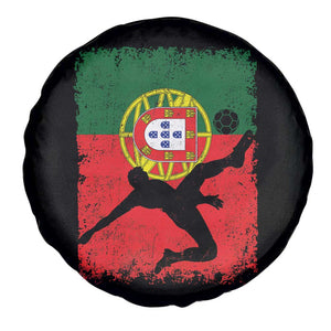 Portugal Soccer Spare Tire Cover Portuguese Flag Futebol Football Fan TS10 Print Your Wear