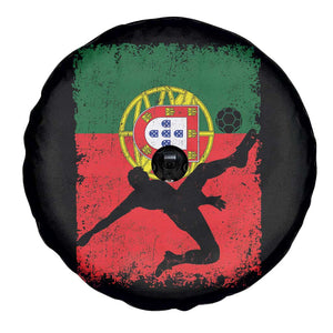 Portugal Soccer Spare Tire Cover Portuguese Flag Futebol Football Fan TS10 Print Your Wear