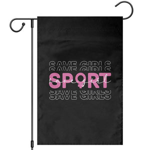 Save Girls Sports Garden Flag Feminist Body Positivity Inclusive Equality TS10 Black Print Your Wear