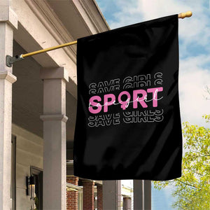 Save Girls Sports Garden Flag Feminist Body Positivity Inclusive Equality TS10 Print Your Wear
