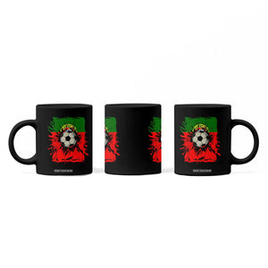 Portugal Soccer Coffee Mug Portuguese Flag Soccer Ball Futebol TS10 Print Your Wear