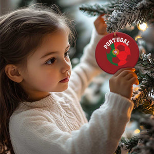 Portugal Soccer Christmas Ornament Portuguese Flag Soccer Ball Futebol Football Fan TS10 Print Your Wear