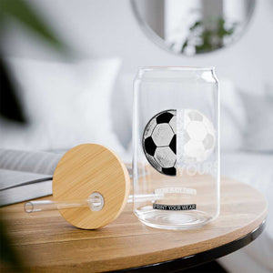 Soccer Goalie Glass Can My Goal Is To Deny Yours Distressed Goalkeeper TS10 Print Your Wear