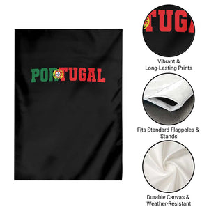 Vintage Portugal Garden Flag Classic Portuguese Flag Retro Varsity Futebol TS10 Print Your Wear