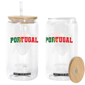 Vintage Portugal Glass Can Classic Portuguese Flag Retro Varsity Futebol TS10 Print Your Wear