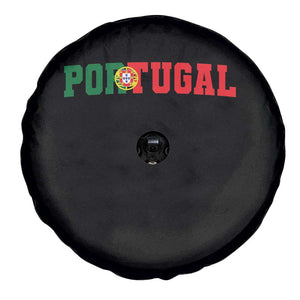 Vintage Portugal Spare Tire Cover Classic Portuguese Flag Retro Varsity Futebol TS10 Print Your Wear