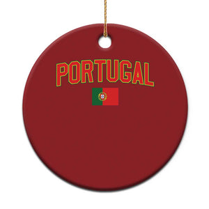 Portugal Christmas Ornament Portuguese Flag Futebol Fan TS10 Print Your Wear