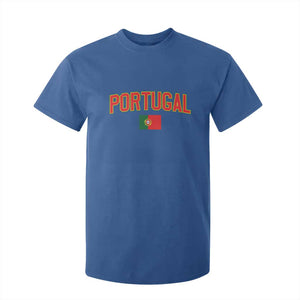 Portugal T Shirt For Kid Portuguese Flag Futebol Fan TS10 Royal Blue Print Your Wear