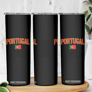 Portugal Skinny Tumbler Portuguese Flag Futebol Fan TS10 Print Your Wear
