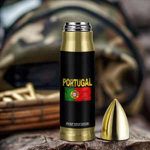 Portugal Flag Bullet Tumbler Retro Vintage Portuguese Flags Futebol TS10 Print Your Wear