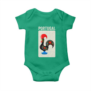 Portuguese Rooster Baby Onesie Galo de Barcelos Portugal Roots Pride Heritage Gift TS10 Irish Green Print Your Wear