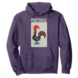 Portuguese Rooster Hoodie Galo de Barcelos Portugal Roots Pride Heritage Gift TS10 Purple Print Your Wear