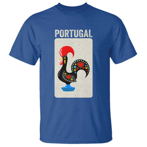 Portuguese Rooster T Shirt Galo de Barcelos Portugal Roots Pride Heritage Gift TS10 Royal Blue Print Your Wear