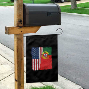 Portuguese American Flag Garden Flag Retro Vintage USA Portugal Roots Heritage Pride TS10 Print Your Wear