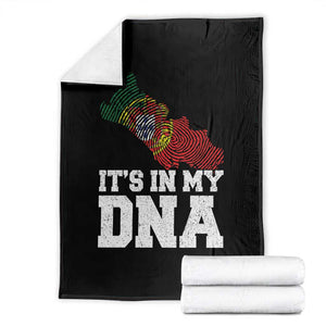 Its in My DNA Portugal Throw Blanket Portuguese Flag Portugal Boy Girl Gift TS10 Black Print Your Wear