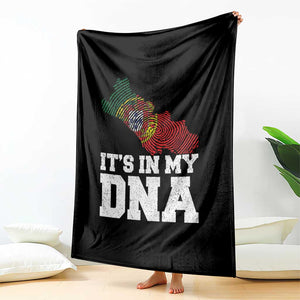 Its in My DNA Portugal Throw Blanket Portuguese Flag Portugal Boy Girl Gift TS10 Print Your Wear