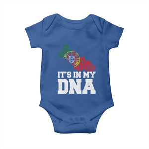 Its in My DNA Portugal Baby Onesie Portuguese Flag Portugal Boy Girl Gift TS10 Royal Blue Print Your Wear