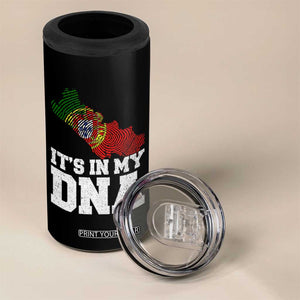 Its in My DNA Portugal 4 in 1 Can Cooler Tumbler Portuguese Flag Portugal Boy Girl Gift TS10 Print Your Wear