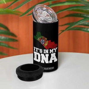 Its in My DNA Portugal 4 in 1 Can Cooler Tumbler Portuguese Flag Portugal Boy Girl Gift TS10 Print Your Wear