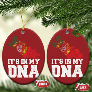 Its in My DNA Portugal Christmas Ornament Portuguese Flag Portugal Boy Girl Gift TS10 Oval Red Print Your Wear