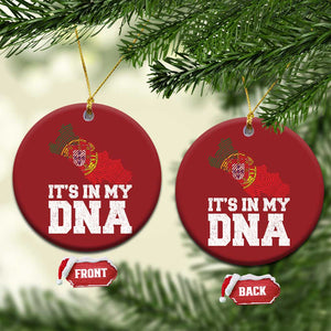 Its in My DNA Portugal Christmas Ornament Portuguese Flag Portugal Boy Girl Gift TS10 Circle Red Print Your Wear