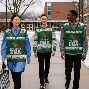 Its in My DNA Portugal V-Neck Knit Sweater Vest Portuguese Flag Portugal Boy Girl Gift TS10 Forest Green Beige Print Your Wear