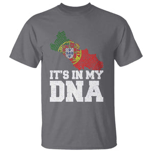 Its in My DNA Portugal T Shirt Portuguese Flag Portugal Boy Girl Gift TS10 Charcoal Print Your Wear