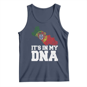 Its in My DNA Portugal Tank Top Portuguese Flag Portugal Boy Girl Gift TS10 Navy Print Your Wear