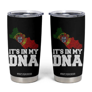 Its in My DNA Portugal Tumbler Cup Portuguese Flag Portugal Boy Girl Gift TS10 Black Print Your Wear
