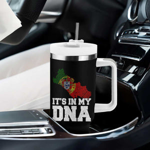 Its in My DNA Portugal Tumbler With Handle Portuguese Flag Portugal Boy Girl Gift TS10 Print Your Wear