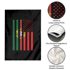 Portuguese Flag Garden Flag Vintage USA Flag Portugal Pride Gifts TS10 Print Your Wear