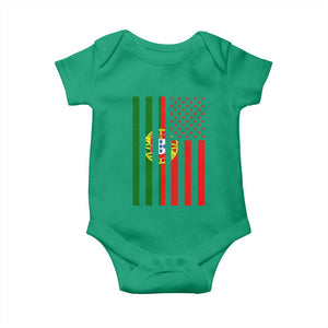 Portuguese Flag Baby Onesie Vintage USA Flag Portugal Pride Gifts TS10 Irish Green Print Your Wear