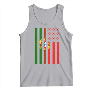 Portuguese Flag Tank Top Vintage USA Flag Portugal Pride Gifts TS10 Athletic Heather Print Your Wear